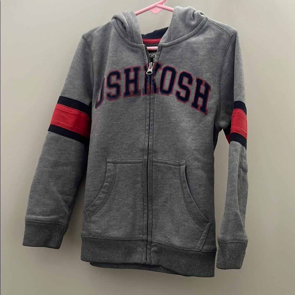 OshKosh B'gosh Gray and Red Varsity Hoodie